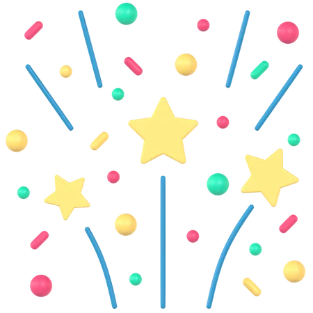 Fireworks  3D Icon