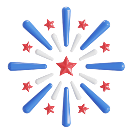Fireworks  3D Icon