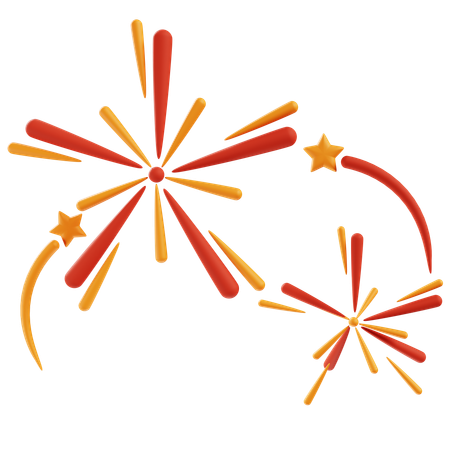 Fireworks  3D Icon