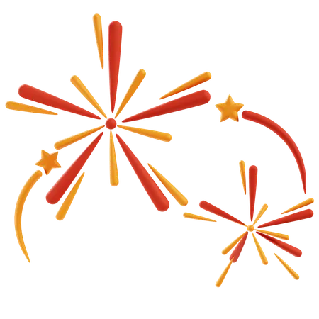 Fireworks  3D Icon