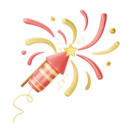 Fireworks  3D Icon