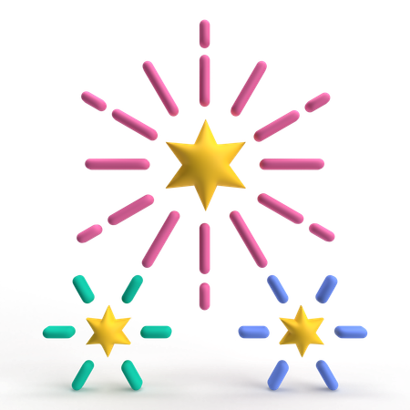 Fireworks  3D Icon