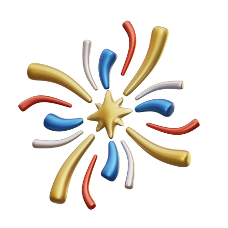 Fireworks  3D Icon