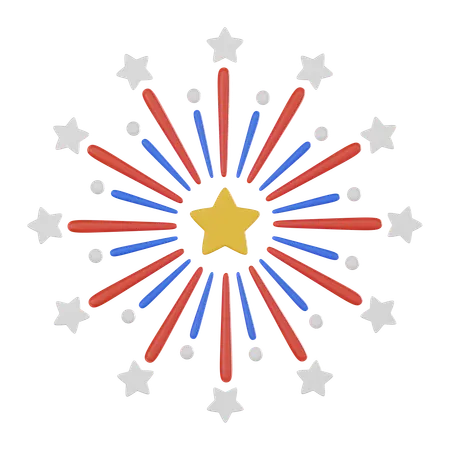 Fireworks  3D Icon