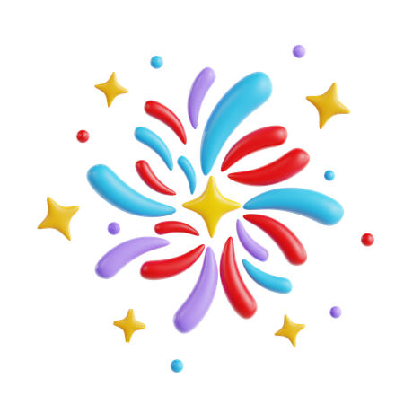 Fireworks  3D Icon