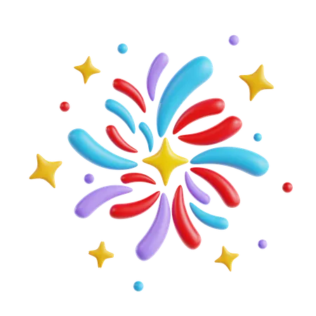 Fireworks  3D Icon