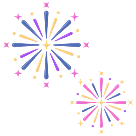 Fireworks  3D Icon