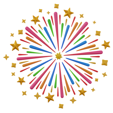 Fireworks  3D Icon