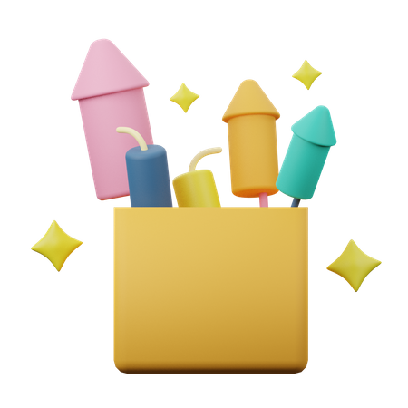 Fireworks  3D Icon