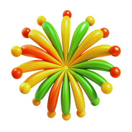 Fireworks  3D Icon