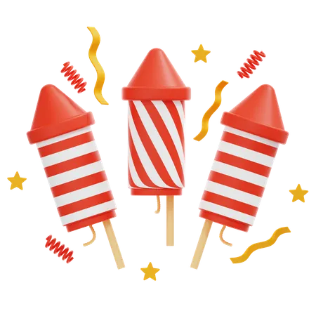 Fireworks  3D Icon