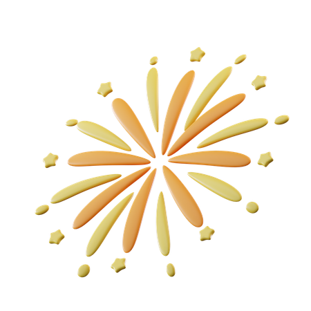 Fireworks  3D Icon