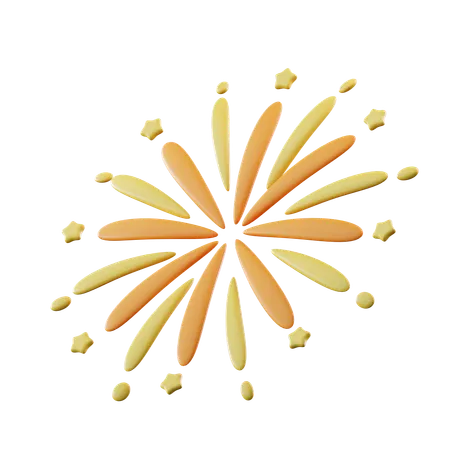 Fireworks  3D Icon