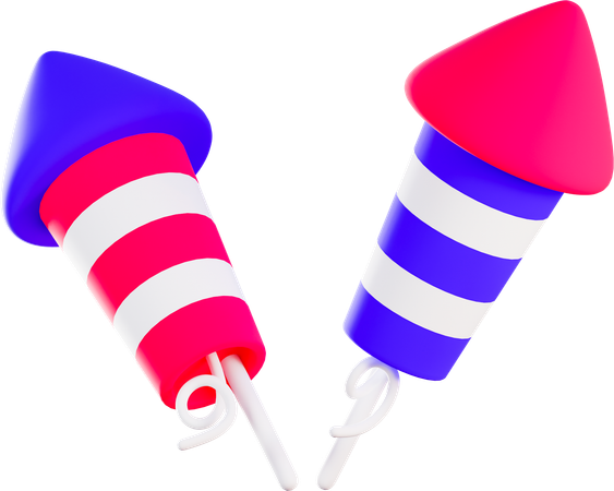 Fireworks  3D Icon