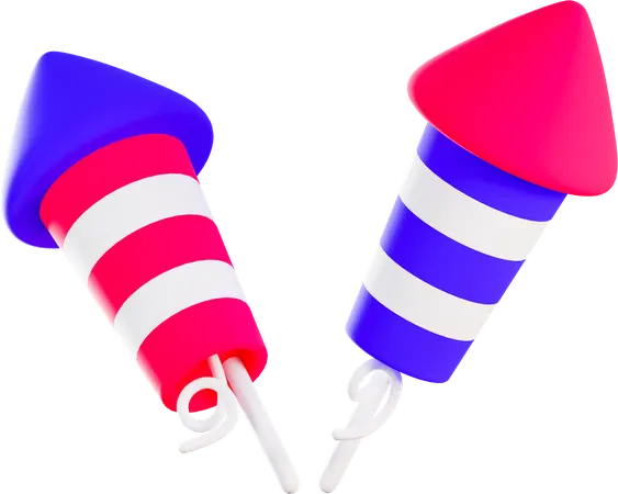 Fireworks  3D Icon