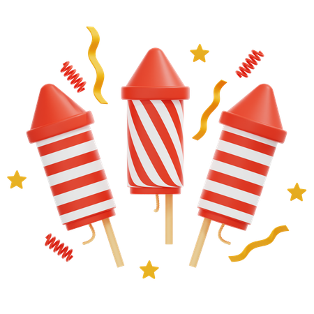 Fireworks  3D Icon