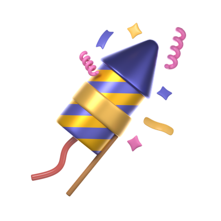Fireworks  3D Icon