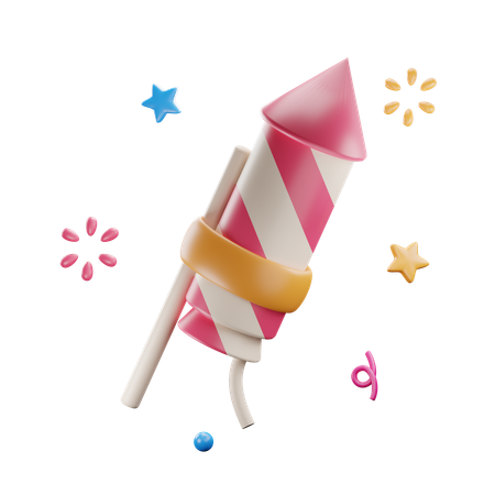 Fireworks  3D Icon