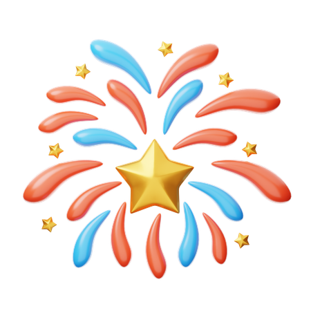 Fireworks  3D Icon