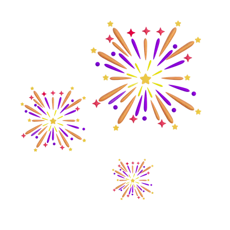 Fireworks  3D Icon