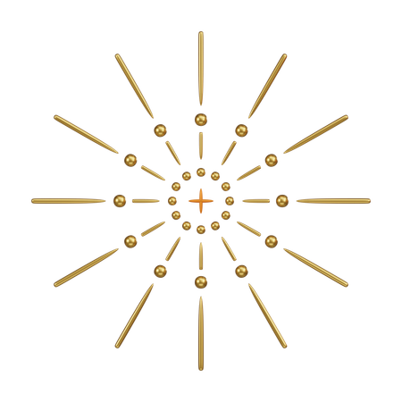 Fireworks Spark  3D Icon