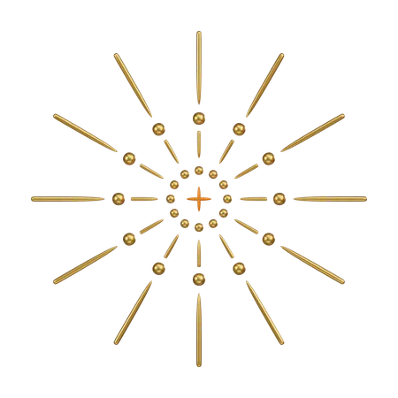 Fireworks Spark  3D Icon