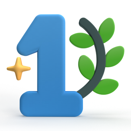 첫 번째  3D Icon