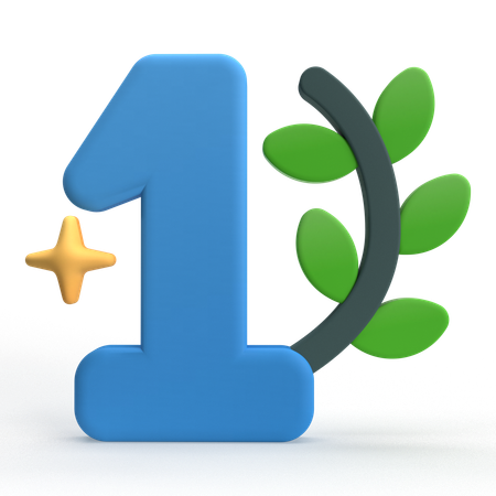 First  3D Icon