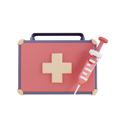 First Aid And Injection  3D Icon