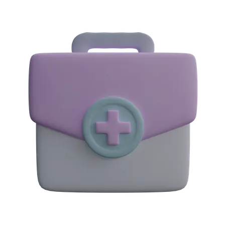 First Aid Bag  3D Icon