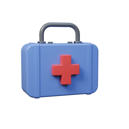 First Aid Bag  3D Icon