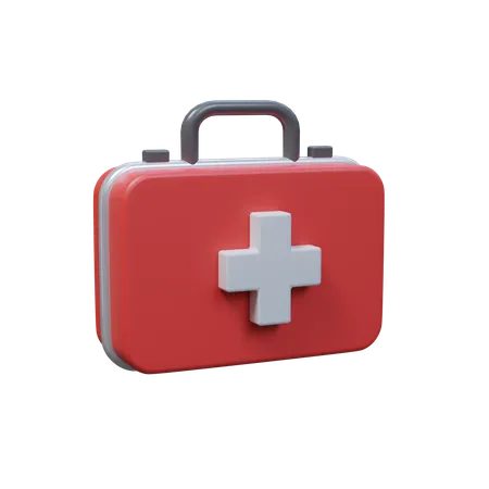 First Aid Bag  3D Icon