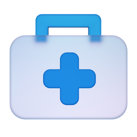 First Aid Bag  3D Icon