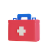 first aid bag 3d illustration
