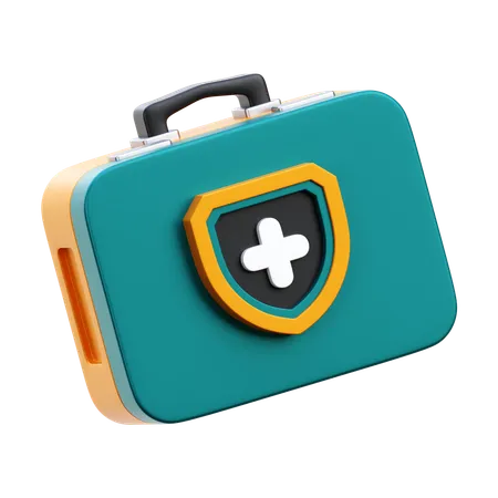 First Aid Kit 3 D Render Icon Illustration 3D Icon