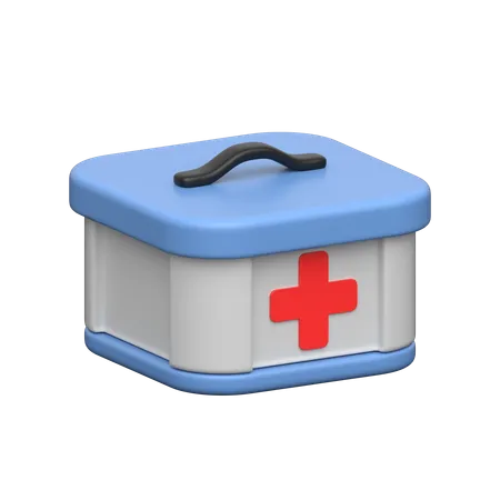 A First Aid Box Also Known As A First Aid Kit Is A Portable Container That Contains Essential Medical Supplies And Equipment Used To Provide Immediate Medical Assistance And Treatment In Case Of Injuries Or Medical Emergencies These Kits Typically Include Items Such As Bandages Adhesive Tapes Antiseptic Wipes Gauze Pads Scissors Tweezers And Disposable Gloves Among Others First Aid Boxes Are Commonly Kept In Homes Workplaces Schools Vehicles And Outdoor Recreational Areas To Ensure Quick Access To Basic Medical Care When Needed They Are Essential For Addressing Minor Injuries Like Cuts Burns And Sprains As Well As Managing More Serious Conditions Until Professional Medical Help Arrives Regular Inspection And Replenishment Of First Aid Supplies Are Necessary To Maintain Their Effectiveness And Readiness For Use During Emergencies 3D Icon