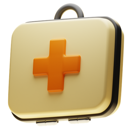 구급 상자  3D Icon
