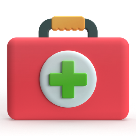 구급 상자  3D Icon