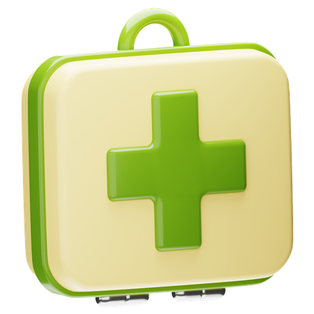 First Aid Box  3D Icon