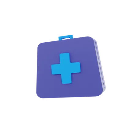 First Aid Box  3D Icon