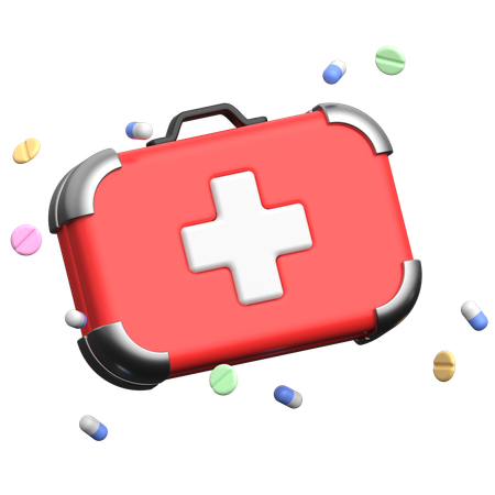 First Aid Box  3D Icon