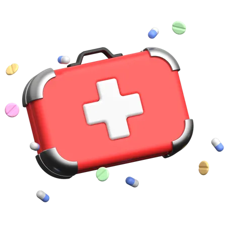 First Aid Box  3D Icon