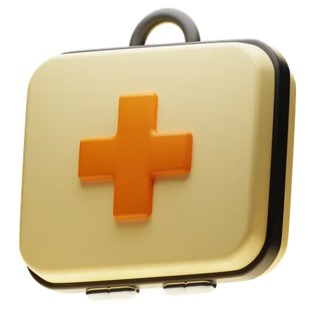 First Aid Box  3D Icon