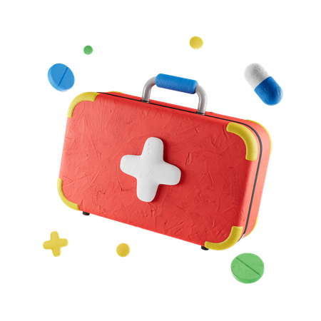 First Aid Box  3D Icon