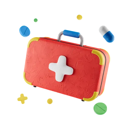 First Aid Box  3D Icon