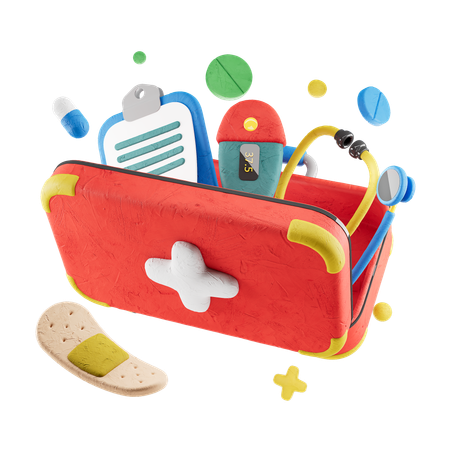 First Aid Box  3D Icon