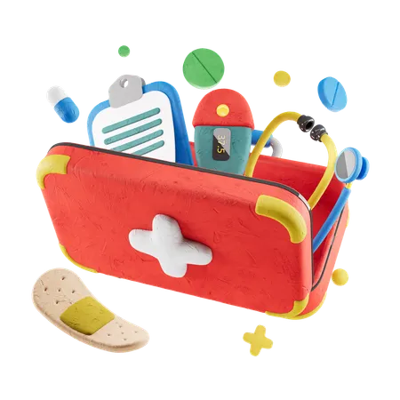 First Aid Box  3D Icon