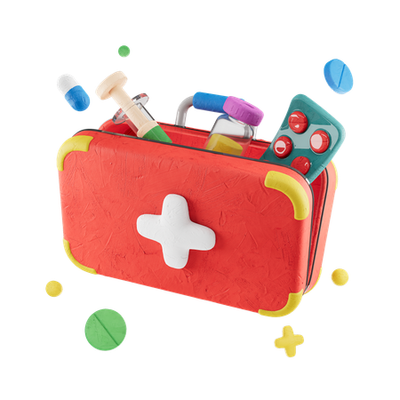 First Aid Box  3D Icon