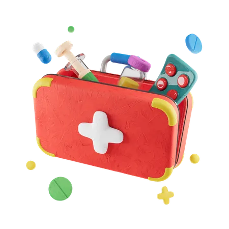 First Aid Box  3D Icon