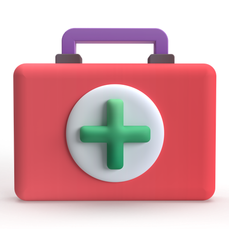 First Aid Box  3D Icon